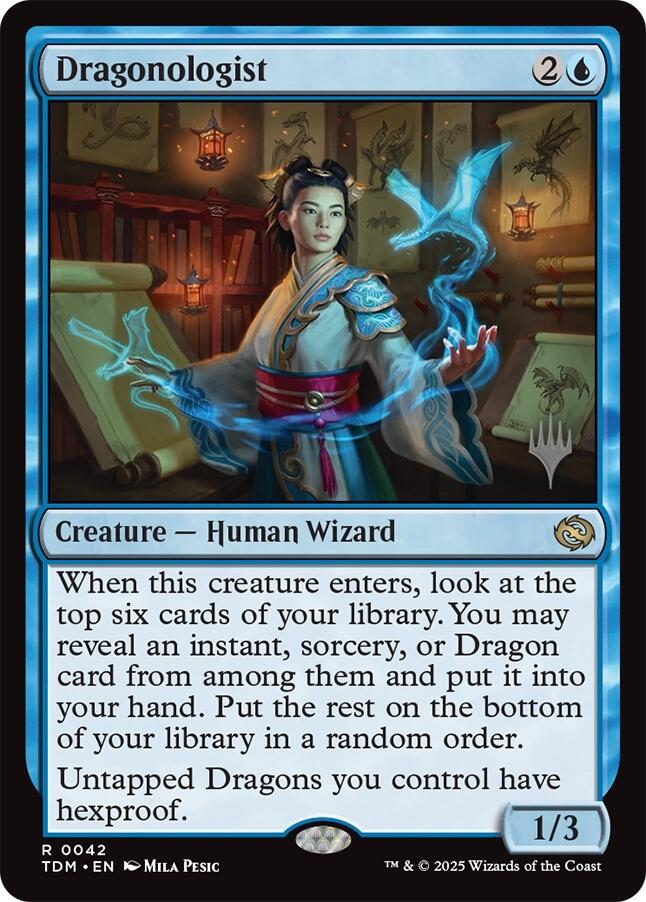 Dragonologist [Tarkir: Dragonstorm Promos] | The CG Realm