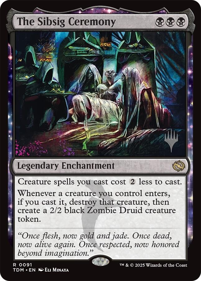 The Sibsig Ceremony [Tarkir: Dragonstorm Promos] | The CG Realm