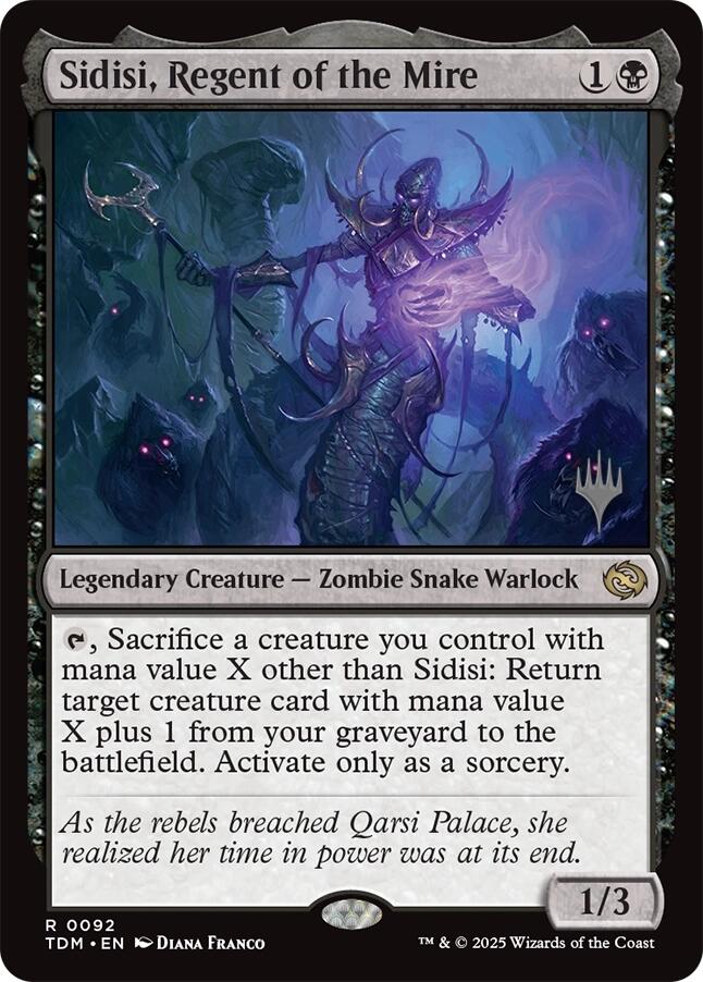 Sidisi, Regent of the Mire [Tarkir: Dragonstorm Promos] | The CG Realm