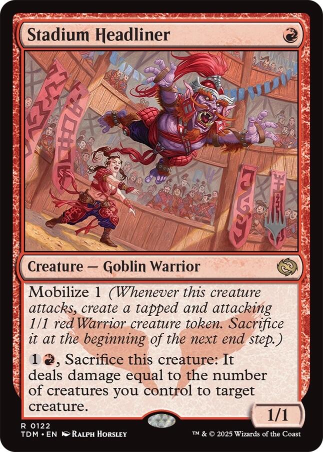 Stadium Headliner [Tarkir: Dragonstorm Promos] | The CG Realm