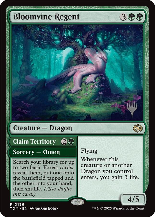Bloomvine Regent [Tarkir: Dragonstorm Promos] | The CG Realm