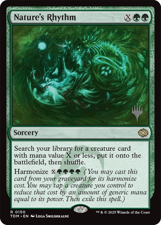 Nature's Rhythm [Tarkir: Dragonstorm Promos] | The CG Realm