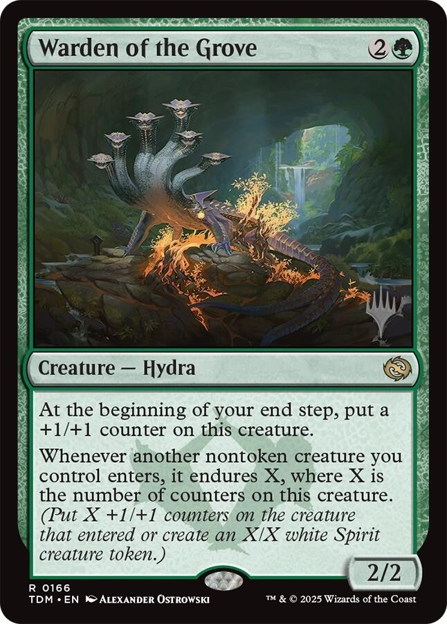 Warden of the Grove [Tarkir: Dragonstorm Promos] | The CG Realm