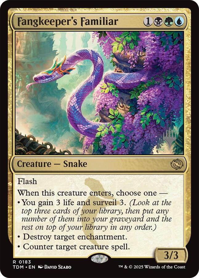 Fangkeeper's Familiar [Tarkir: Dragonstorm Promos] | The CG Realm