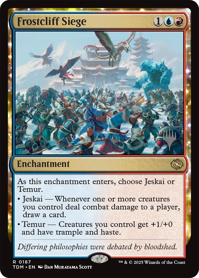 Frostcliff Siege [Tarkir: Dragonstorm Promos] | The CG Realm