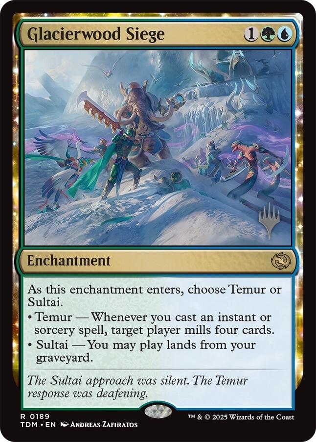 Glacierwood Siege [Tarkir: Dragonstorm Promos] | The CG Realm