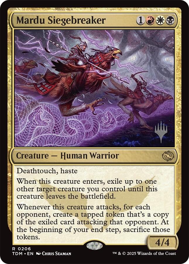 Mardu Siegebreaker [Tarkir: Dragonstorm Promos] | The CG Realm