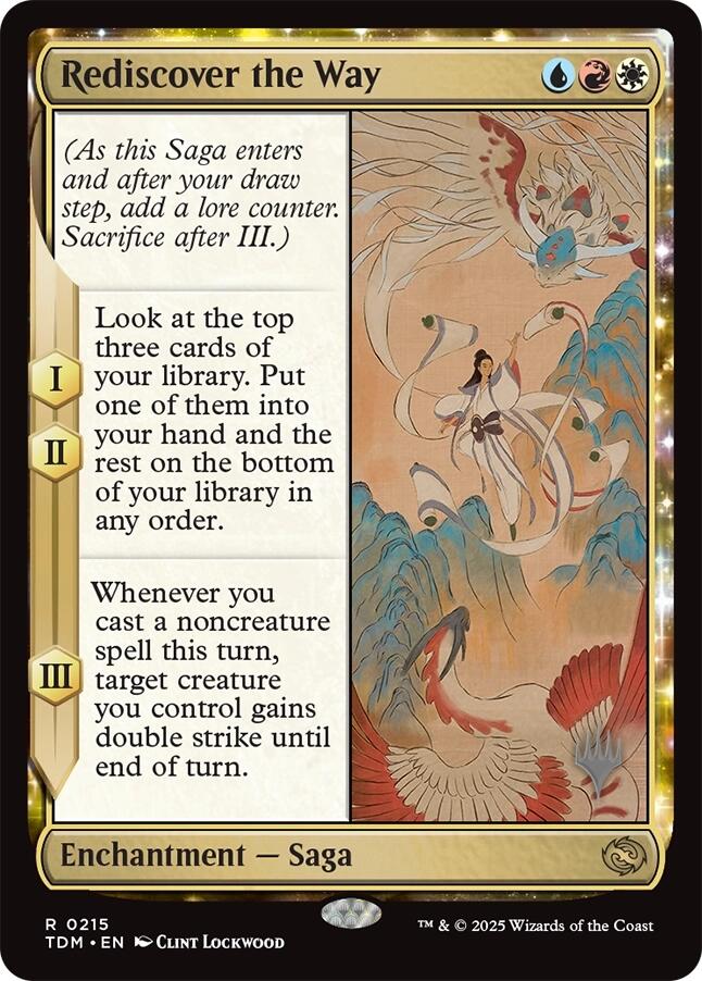 Rediscover the Way [Tarkir: Dragonstorm Promos] | The CG Realm