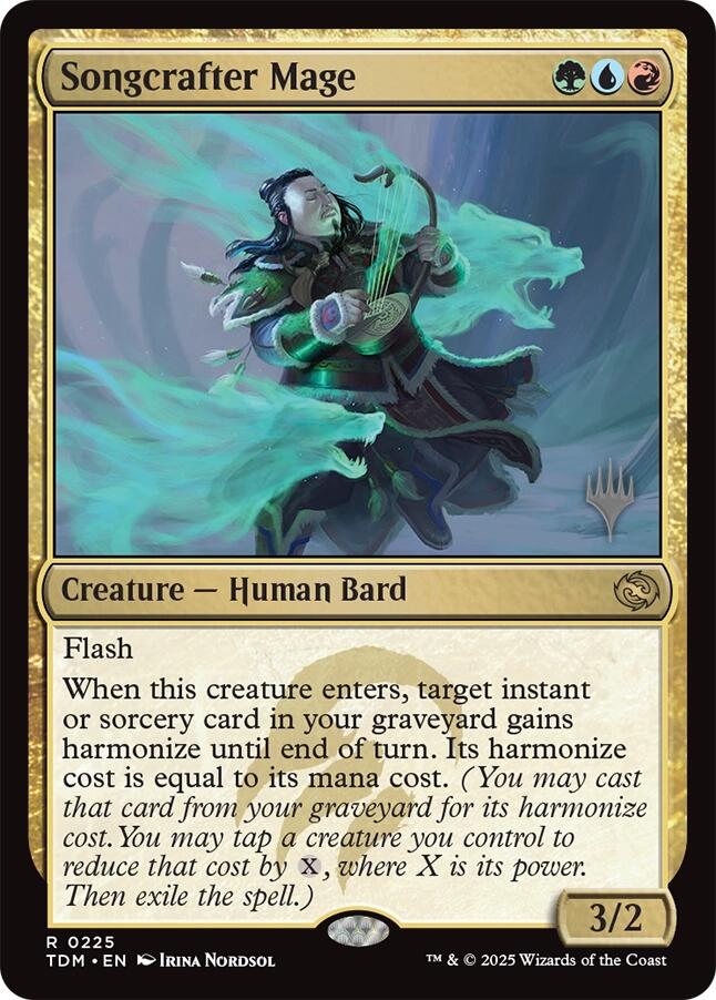 Songcrafter Mage [Tarkir: Dragonstorm Promos] | The CG Realm
