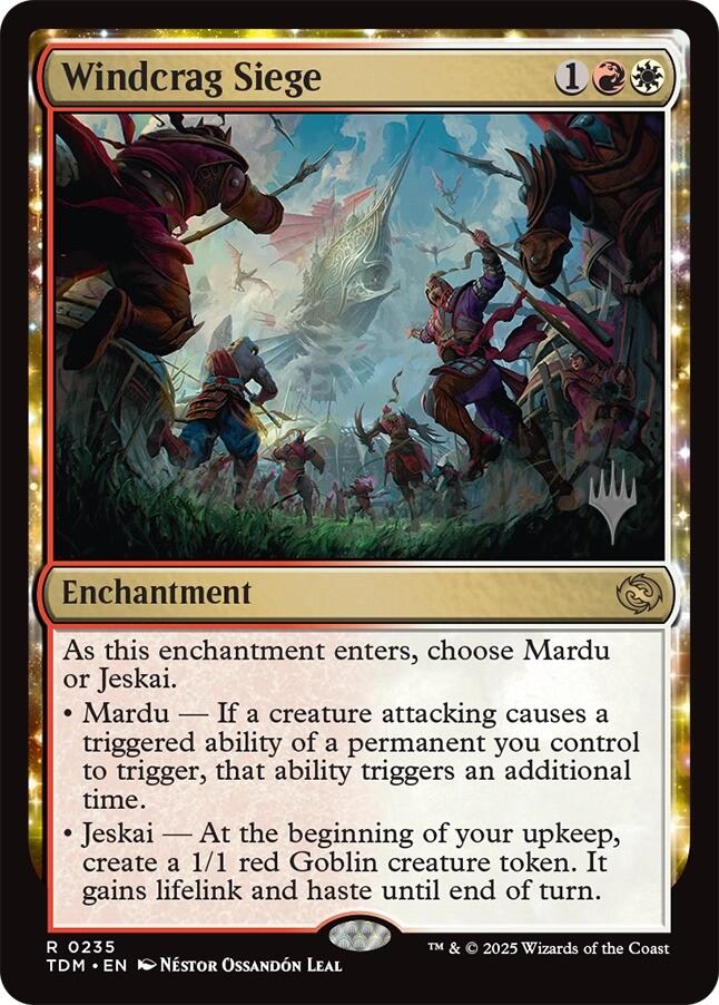Windcrag Siege [Tarkir: Dragonstorm Promos] | The CG Realm