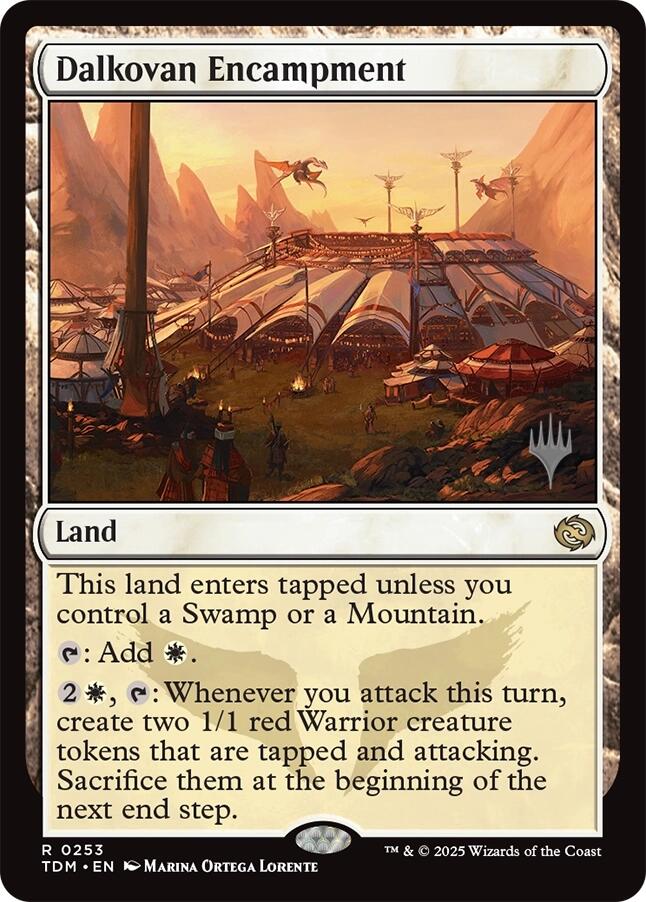 Dalkovan Encampment [Tarkir: Dragonstorm Promos] | The CG Realm