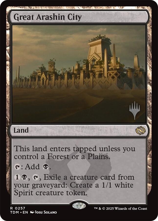 Great Arashin City [Tarkir: Dragonstorm Promos] | The CG Realm