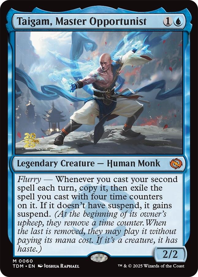 Taigam, Master Opportunist [Tarkir: Dragonstorm Prerelease Promos] | The CG Realm