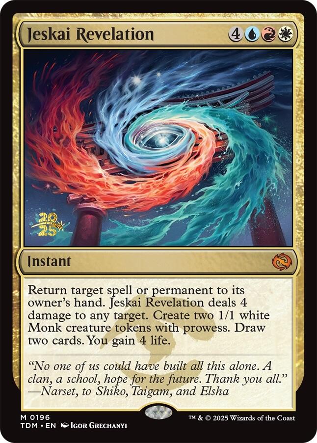 Jeskai Revelation [Tarkir: Dragonstorm Prerelease Promos] | The CG Realm