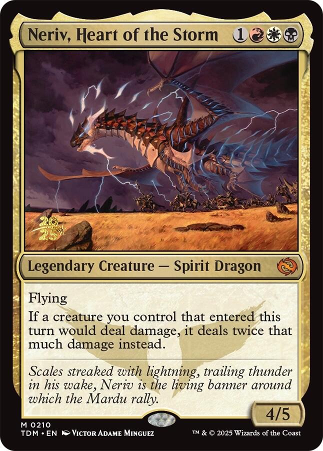 Neriv, Heart of the Storm [Tarkir: Dragonstorm Prerelease Promos] | The CG Realm