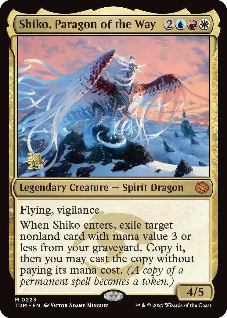 Shiko, Paragon of the Way [Tarkir: Dragonstorm Prerelease Promos] | The CG Realm