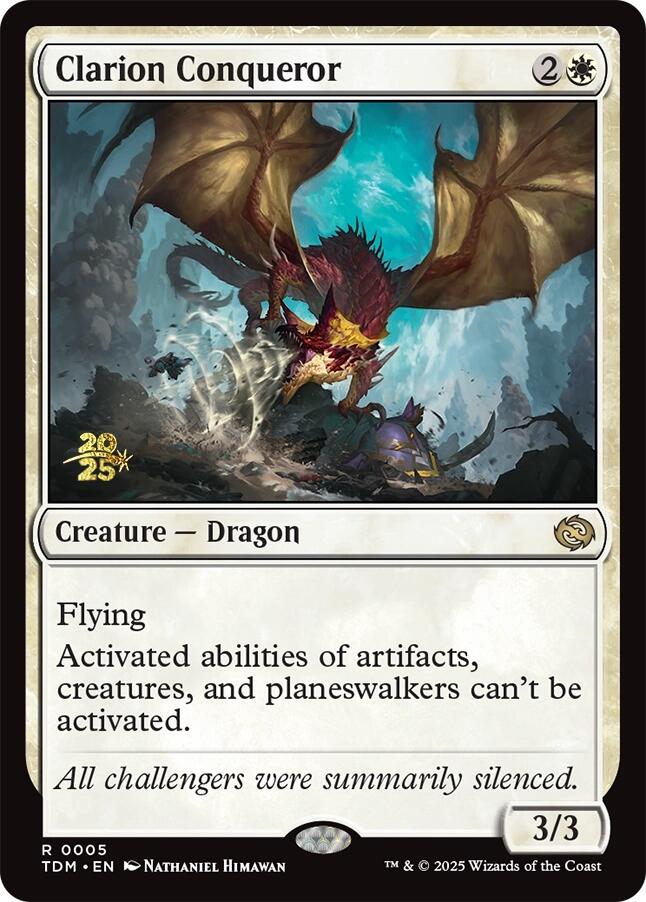 Clarion Conqueror [Tarkir: Dragonstorm Prerelease Promos] | The CG Realm