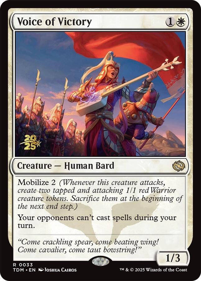 Voice of Victory [Tarkir: Dragonstorm Prerelease Promos] | The CG Realm