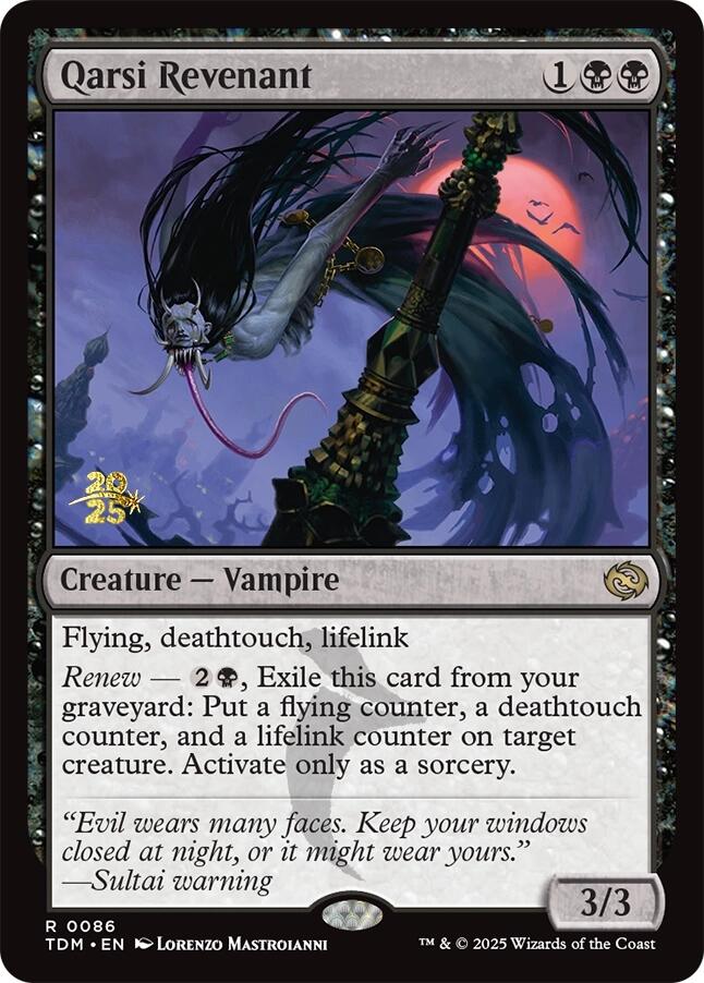 Qarsi Revenant [Tarkir: Dragonstorm Prerelease Promos] | The CG Realm