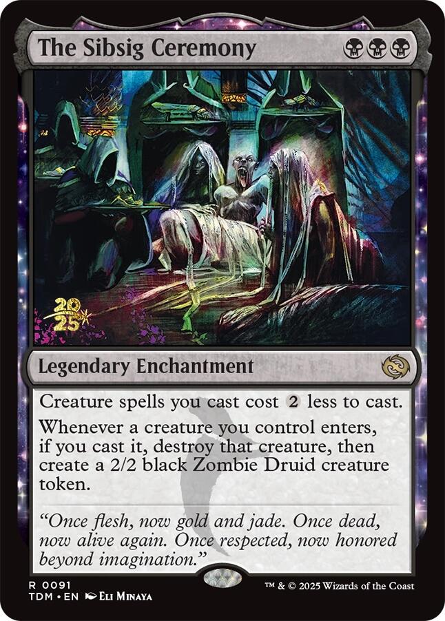 The Sibsig Ceremony [Tarkir: Dragonstorm Prerelease Promos] | The CG Realm
