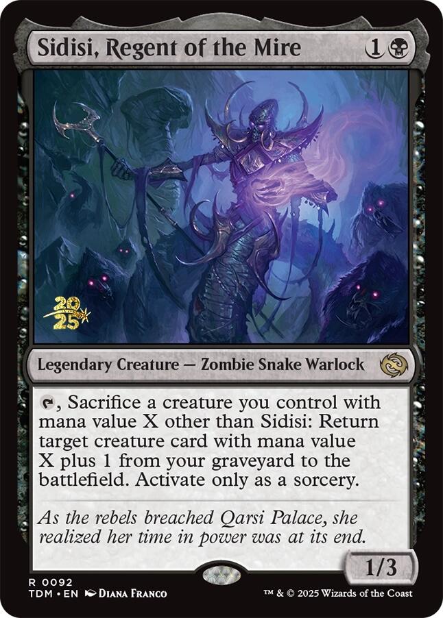 Sidisi, Regent of the Mire [Tarkir: Dragonstorm Prerelease Promos] | The CG Realm