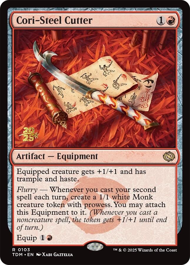 Cori-Steel Cutter [Tarkir: Dragonstorm Prerelease Promos] | The CG Realm