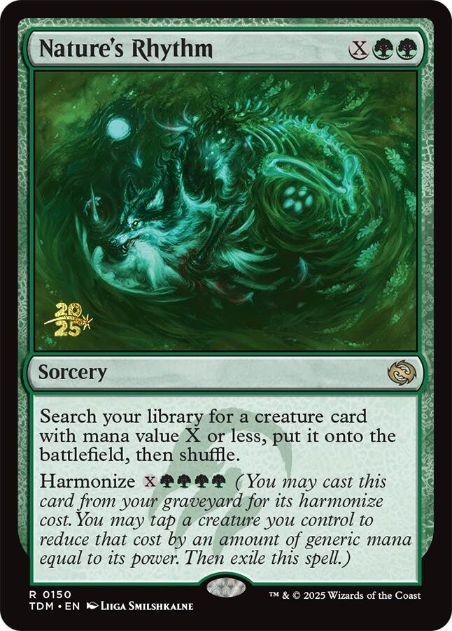 Nature's Rhythm [Tarkir: Dragonstorm Prerelease Promos] | The CG Realm