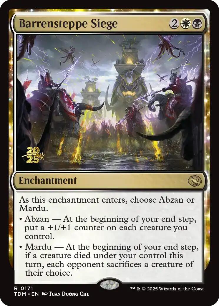 Barrensteppe Siege [Tarkir: Dragonstorm Prerelease Promos] | The CG Realm