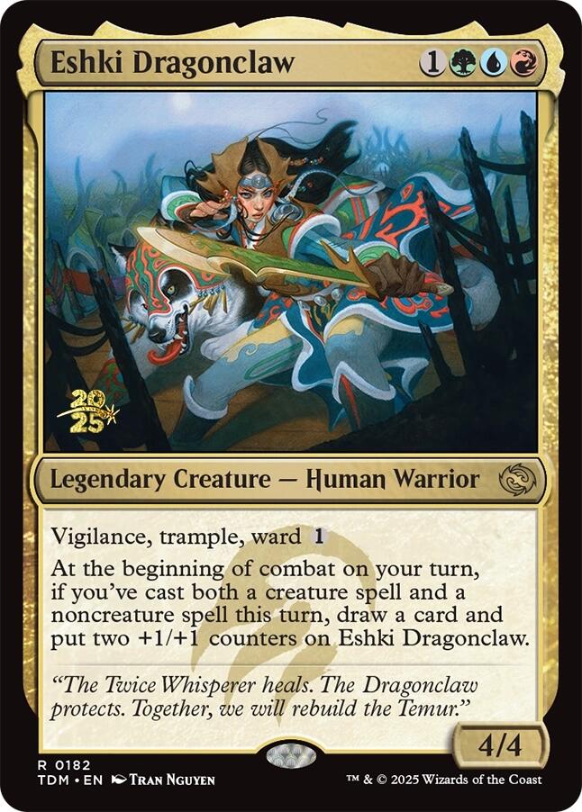 Eshki Dragonclaw [Tarkir: Dragonstorm Prerelease Promos] | The CG Realm