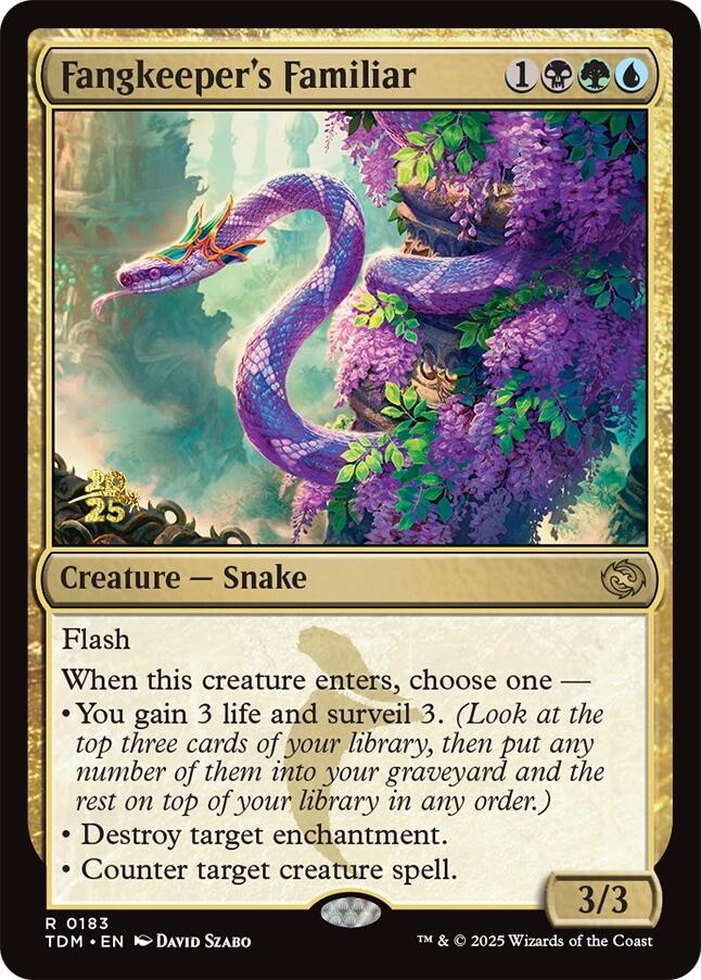 Fangkeeper's Familiar [Tarkir: Dragonstorm Prerelease Promos] | The CG Realm