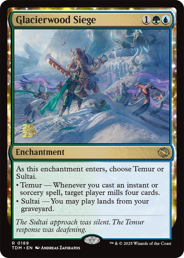 Glacierwood Siege [Tarkir: Dragonstorm Prerelease Promos] | The CG Realm