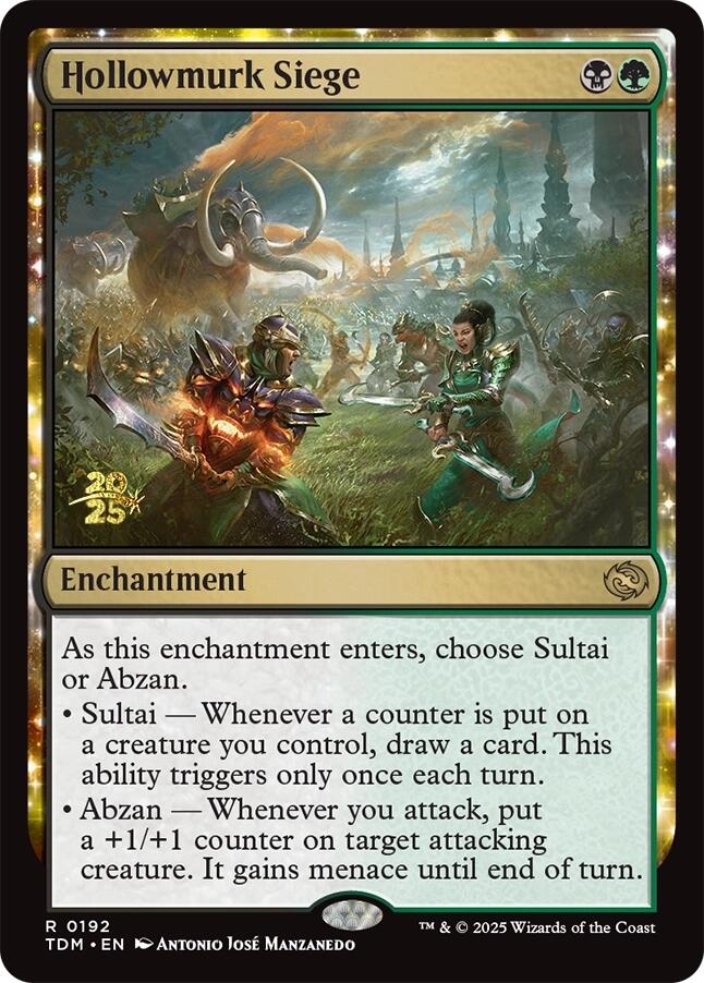 Hollowmurk Siege [Tarkir: Dragonstorm Prerelease Promos] | The CG Realm