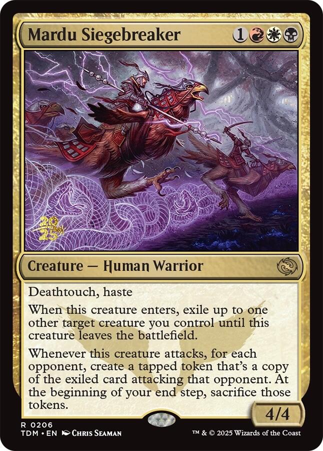 Mardu Siegebreaker [Tarkir: Dragonstorm Prerelease Promos] | The CG Realm