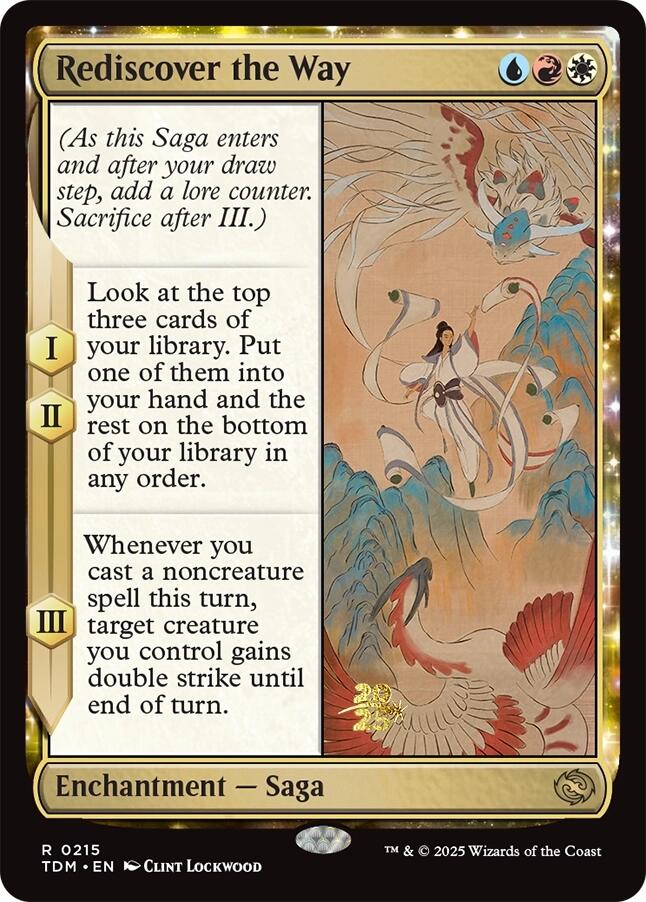 Rediscover the Way [Tarkir: Dragonstorm Prerelease Promos] | The CG Realm