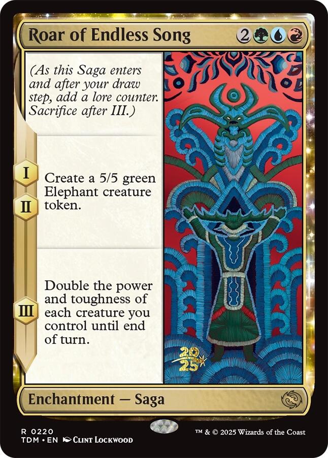 Roar of Endless Song [Tarkir: Dragonstorm Prerelease Promos] | The CG Realm