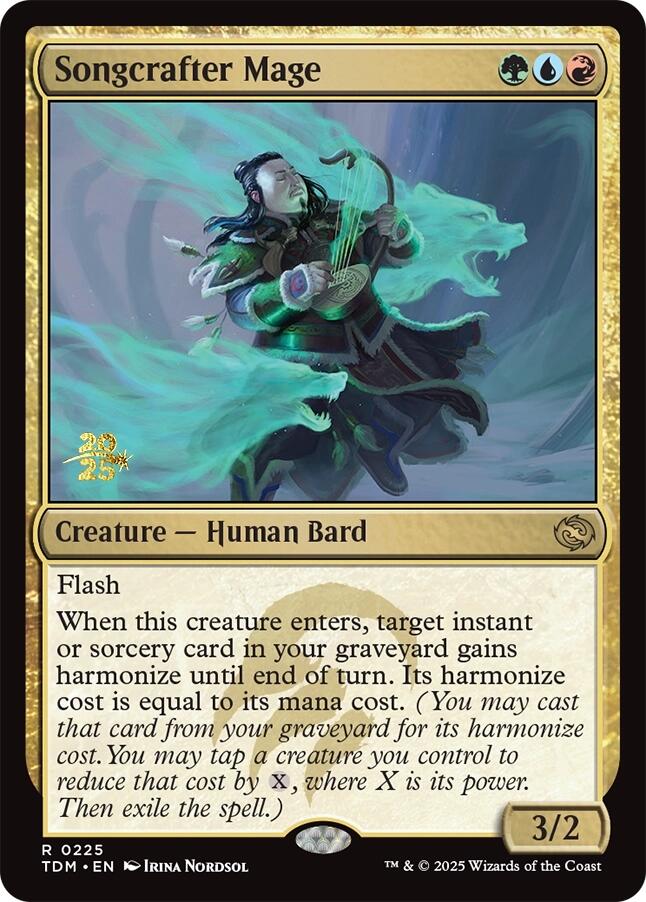 Songcrafter Mage [Tarkir: Dragonstorm Prerelease Promos] | The CG Realm