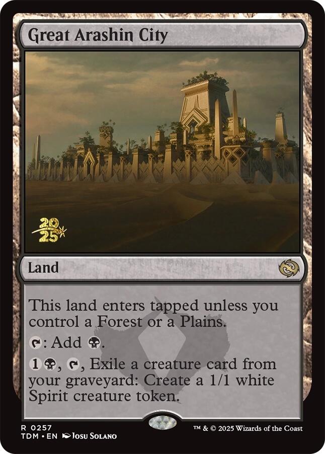 Great Arashin City [Tarkir: Dragonstorm Prerelease Promos] | The CG Realm