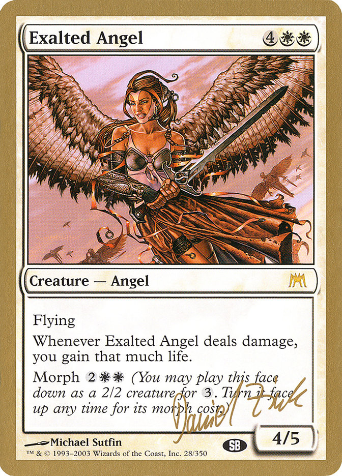 Exalted Angel (Daniel Zink) (SB) [World Championship Decks 2003] | The CG Realm