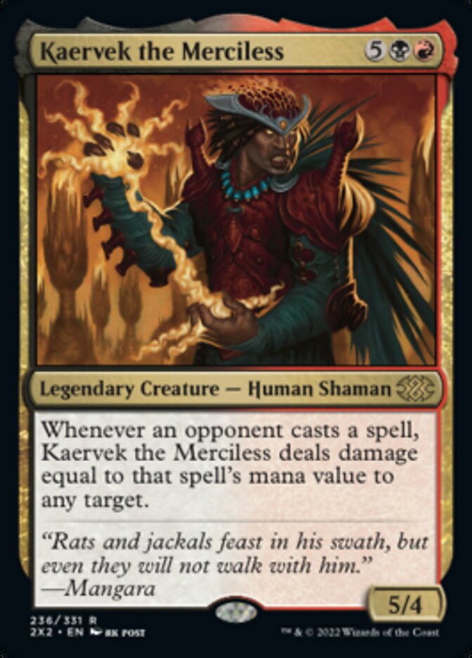 Kaervek the Merciless [Double Masters 2022] | The CG Realm