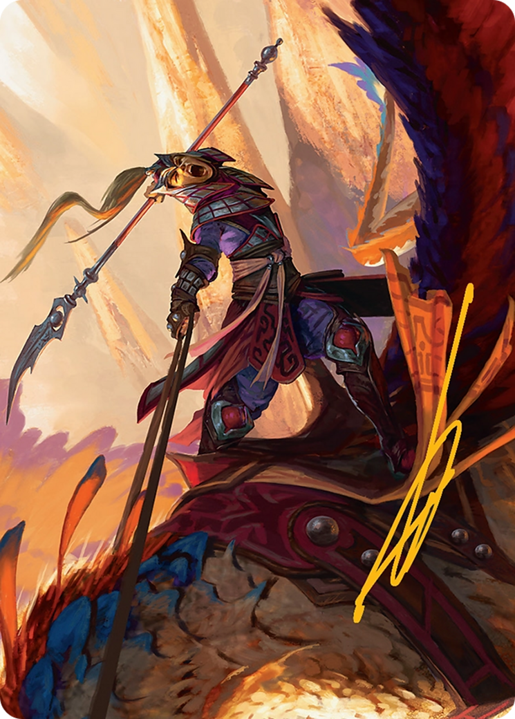 Dragonback Lancer Art Card (3/54) [Tarkir: Dragonstorm Art Series] | The CG Realm