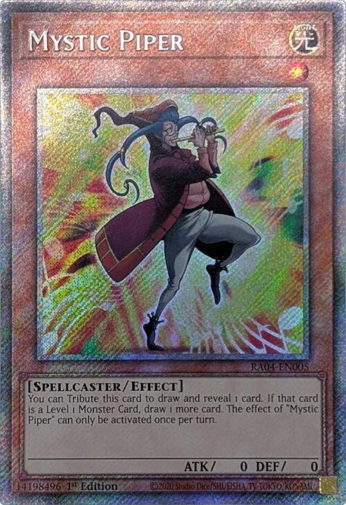 Mystic Piper [RA04-EN005] Platinum Secret Rare | The CG Realm