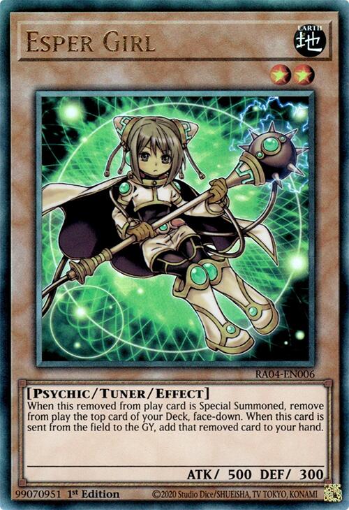 Esper Girl [RA04-EN006] Prismatic Ultimate Rare | The CG Realm