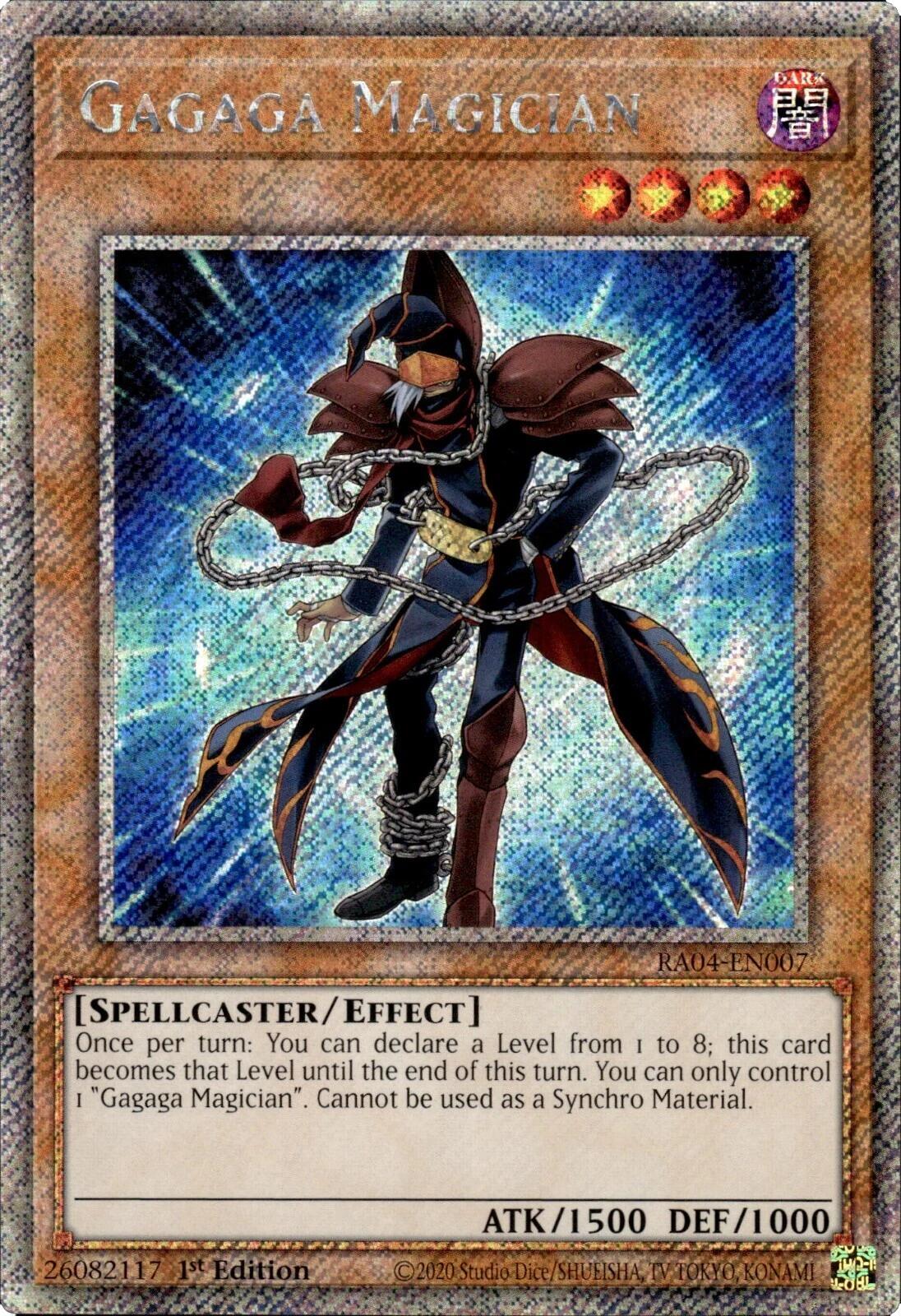 Gagaga Magician [RA04-EN007] Platinum Secret Rare | The CG Realm