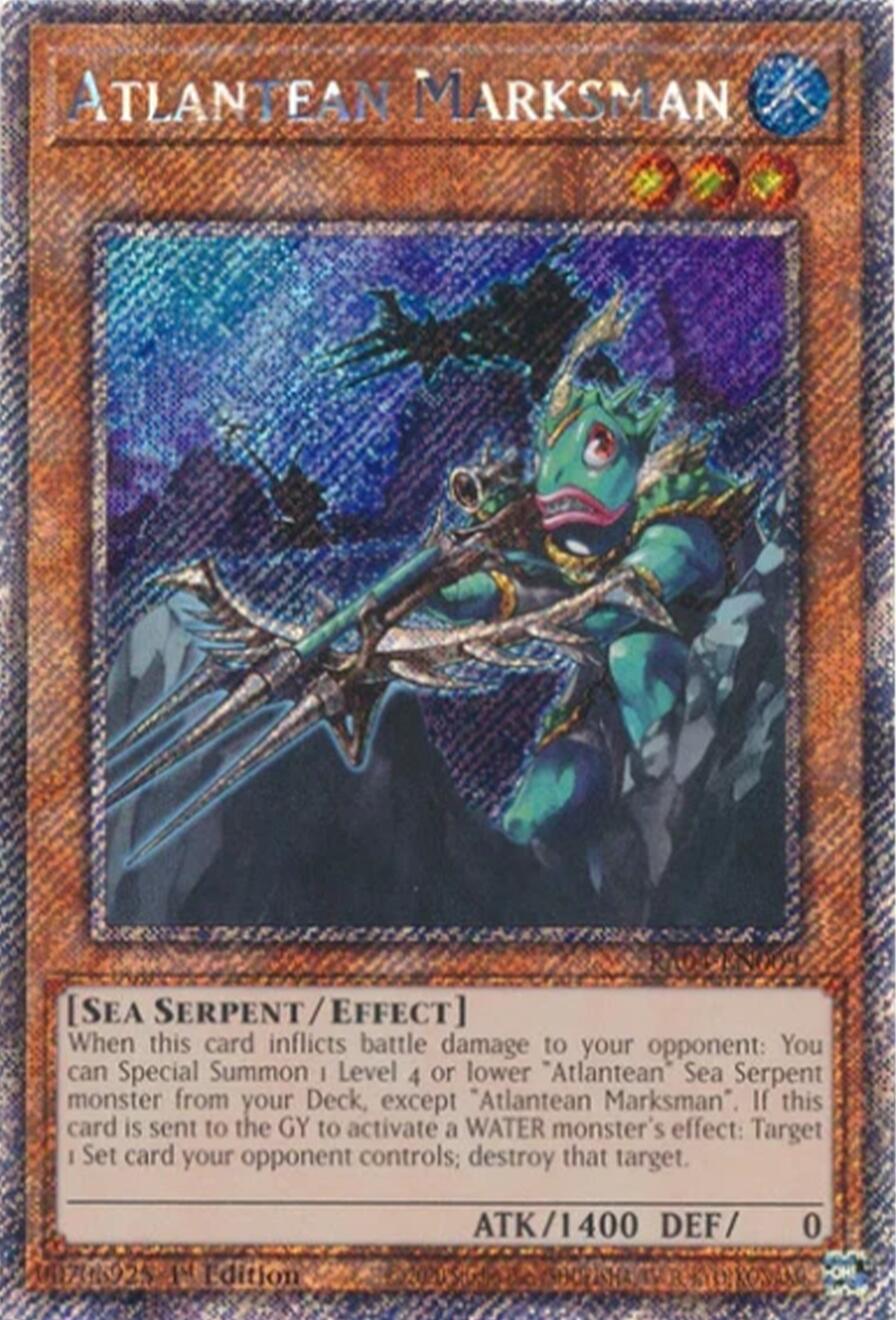 Atlantean Marksman [RA04-EN009] Platinum Secret Rare | The CG Realm