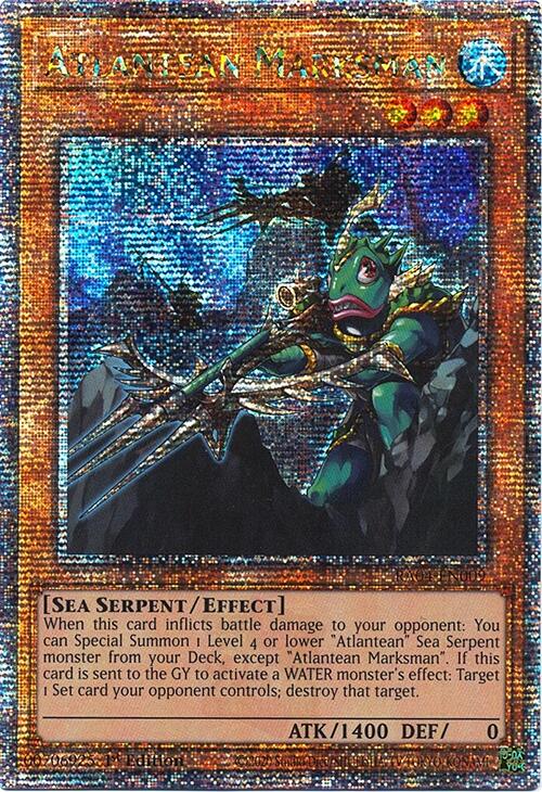Atlantean Marksman [RA04-EN009] Quarter Century Secret Rare | The CG Realm