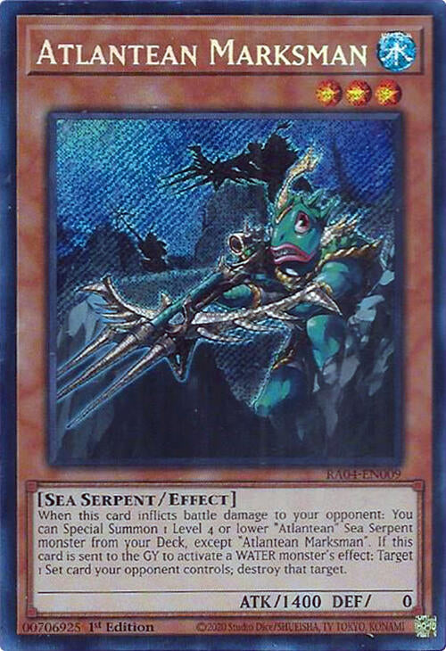 Atlantean Marksman [RA04-EN009] Secret Rare | The CG Realm