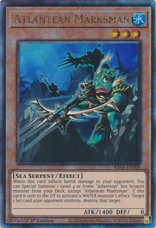 Atlantean Marksman [RA04-EN009] Prismatic Ultimate Rare | The CG Realm