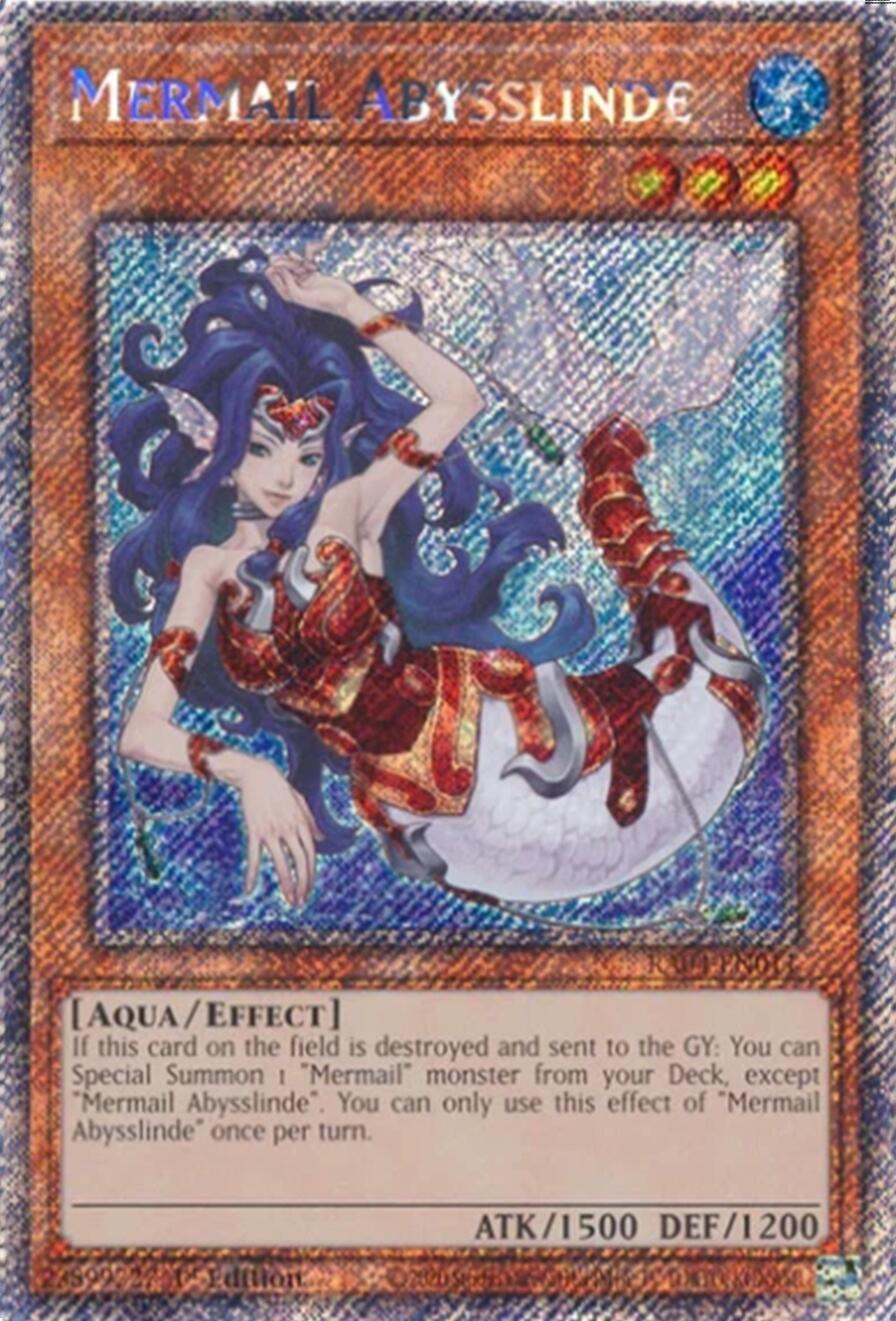 Mermail Abysslinde [RA04-EN011] Platinum Secret Rare | The CG Realm