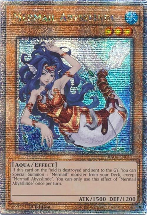 Mermail Abysslinde [RA04-EN011] Quarter Century Secret Rare | The CG Realm