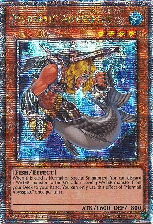 Mermail Abysspike [RA04-EN012] Quarter Century Secret Rare | The CG Realm